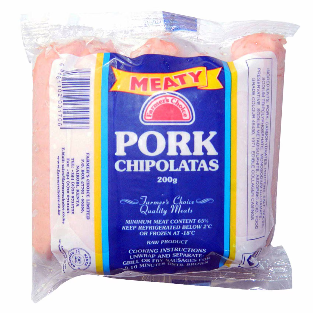 FCL PORK CHIPOLATAS 200G